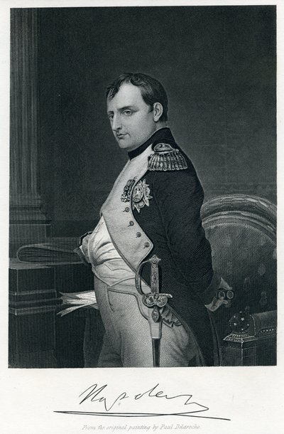 Napoleone I (1769-1821) da Hippolyte (1797 1856) (after) Delaroche