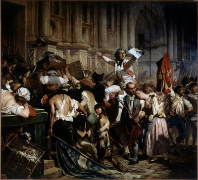 Rivoluzione francese: I conquistatori della Bastiglia davanti all