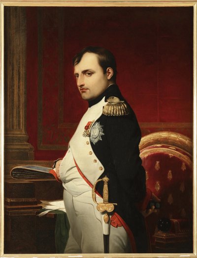 Napoleone I nel suo studio nel 1807 da Paul Delaroche