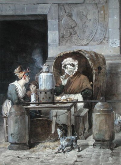 Venditore di caffè all