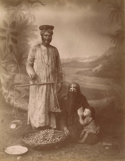 Famiglia mediorientale da Hippolyte Arnoux