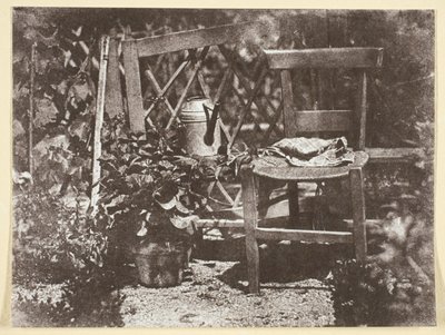 Sedia in giardino da Hippolyte Bayard
