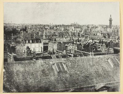 I tetti di Parigi (Vista dalla rue Castiglione?) da Hippolyte Bayard