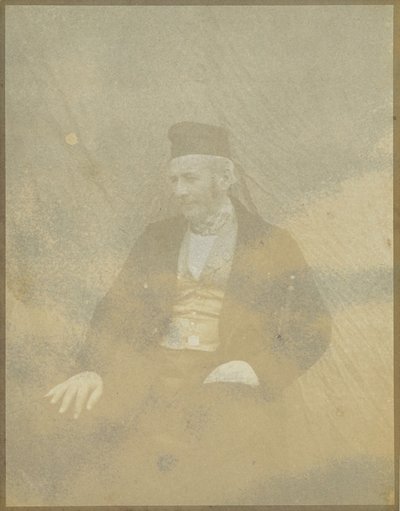 [Ritratto di uomo seduto con berretto] da Hippolyte Bayard