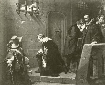 La morte di Strafford da Hippolyte Delaroche