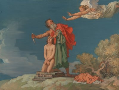 Il sacrificio di Isacco da Hippolyte Flandrin