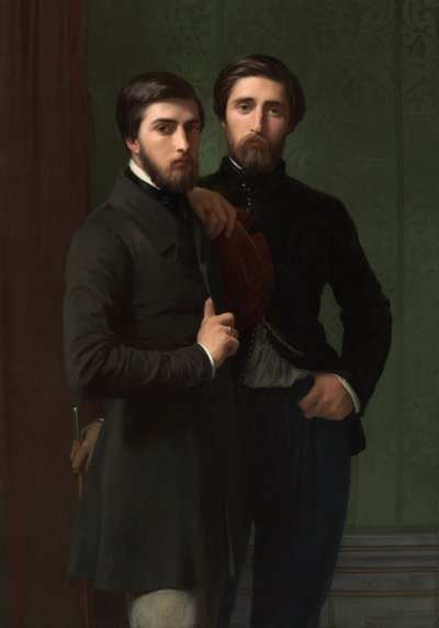 René-Charles Dassy e suo fratello Jean-Baptiste-Claude-Amédé Dassy da Hippolyte Flandrin