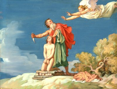 Il sacrificio di Isacco da Hippolyte Flandrin