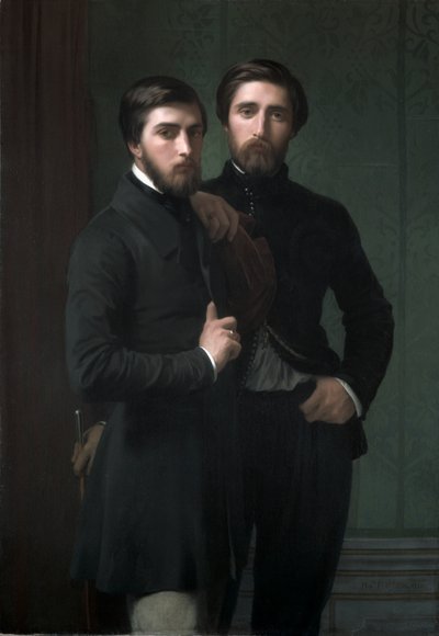 René-Charles Dassy e suo fratello Jean-Baptiste-Claude-Amédé Dassy da Hippolyte Jean Flandrin