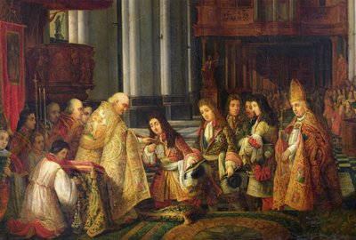 Ingresso di Luigi XIV nella Cattedrale di Saint-Omer (dettaglio) da Hippolyte Joseph Cuvelier