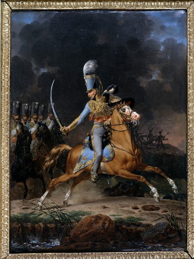 Colonnello degli Ussari circa 1815 - 1816. Collezione “I Soldati di Ieri”. Parigi da Hippolyte Lecomte