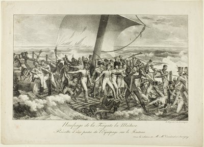 Naufragio della Fregata Medusa. Rivolta di Alcuni dell