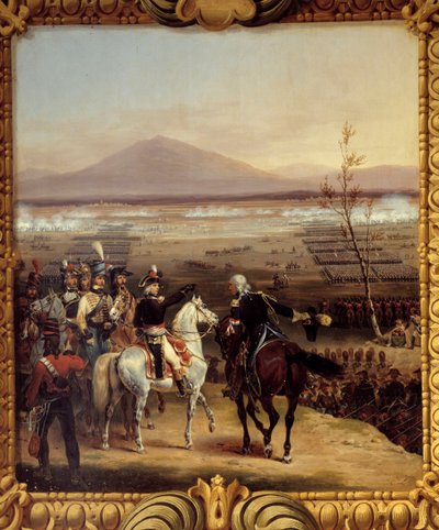 Il passaggio del Tagliamento davanti a Valvasone guidato da Bonaparte il 16 marzo 1797: la campagna italiana del 1796-1797: il passaggio del fiume Tagliamento a cui partecipò il maresciallo Jean Mathieu Philibert Serurier (1742-1819) con Napoleone Bonapart da Hippolyte Lecomte