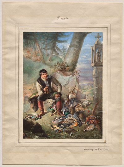 Hunstman con i trofei da Hippolyte Lequeutre