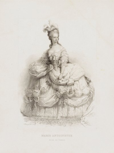 Maria Antonietta da Hippolyte Louis Emile Pauquet