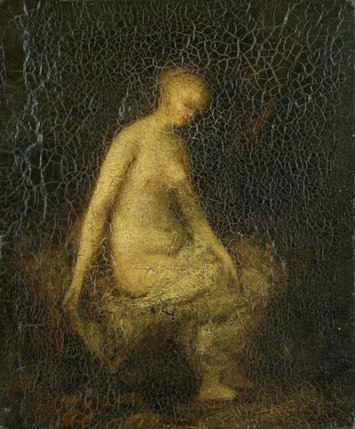 Donna che fa il bagno da Hippolyte Michaud