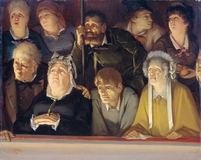 Pubblico teatrale da Hippolyte Michaud