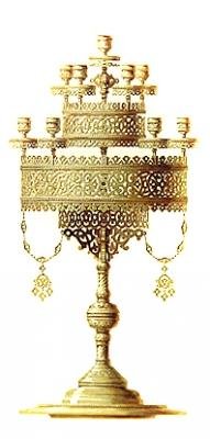 Progetto per un candelabro da Hippolyte Monighetti