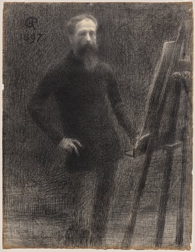 Autoritratto al Cavalletto da Hippolyte Petitjean