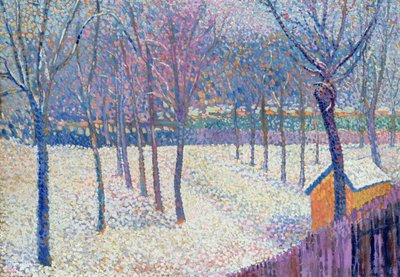 Il frutteto sotto la neve da Hippolyte Petitjean