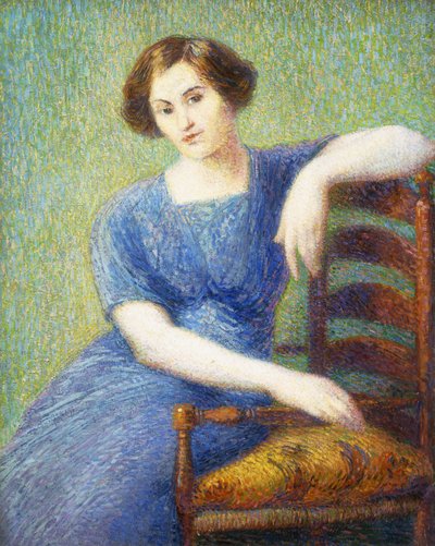 Donna con una sedia; Femme au Fauteuil da Hippolyte Petitjean