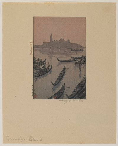 Sera a Venezia, era Showa da Hiroshi Yoshida