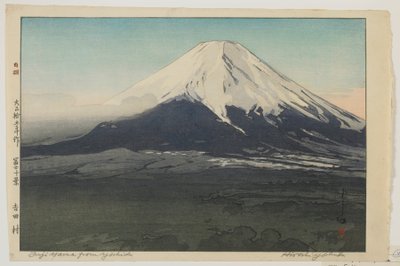 Il Fuji da Yoshida, dalla serie, Dieci vedute del Monte Fuji, era Taisho da Hiroshi Yoshida