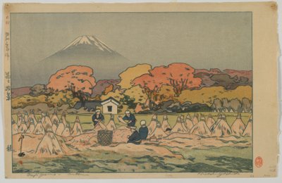 Fujiyama - Autunno, era Showa da Hiroshi Yoshida
