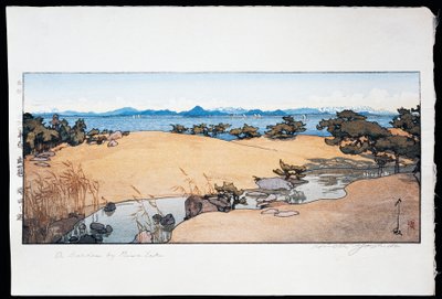 Giardino vicino al lago Biwa da Hiroshi Yoshida