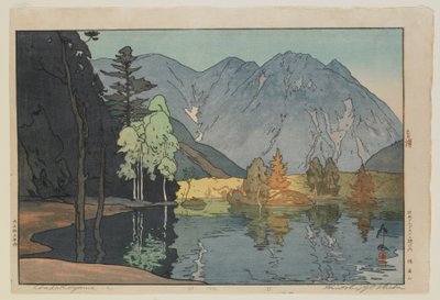 Hodakayama, dalla serie, Dodici Scene nelle Alpi Giapponesi, era Taisho da Hiroshi Yoshida