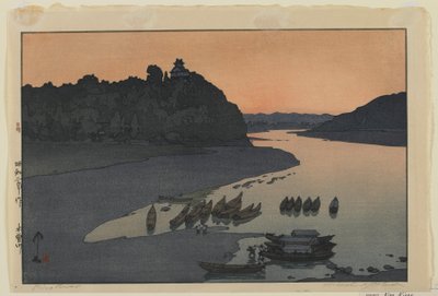 Fiume Kiso, era Showa da Hiroshi Yoshida
