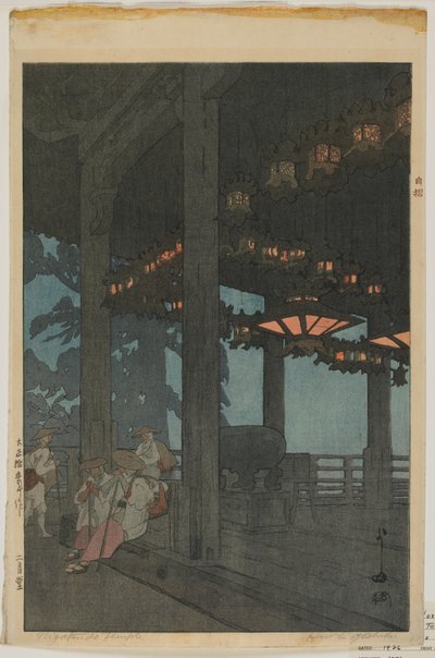 Tempio Nigatsudo, era Taisho da Hiroshi Yoshida