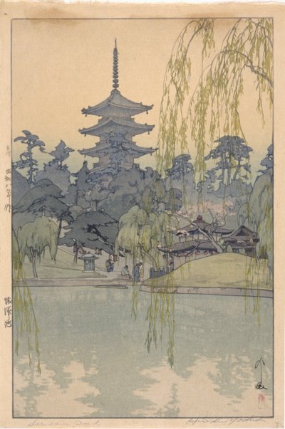 Stagno di Sarusawa da Hiroshi Yoshida