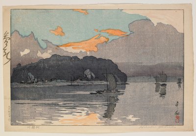 Fiume Tone - Giorno, era Taisho da Hiroshi Yoshida