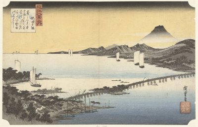 Bagliore serale a Seta da Hiroshige (I) , Utagawa