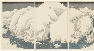 Montagne e fiumi lungo la rotta Kiso da Hiroshige (I) , Utagawa