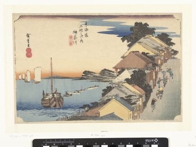 Kanagawa, verso monte da Hiroshige (I) , Utagawa