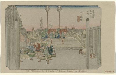 Nihonbashi da Hiroshige (I) , Utagawa