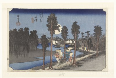 Numazu al crepuscolo da Hiroshige (I) , Utagawa
