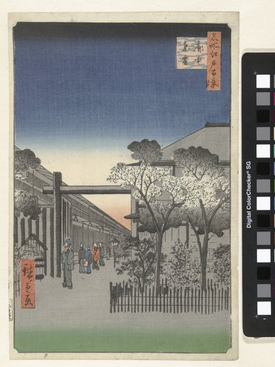 Alba a Yoshiwara da Hiroshige (I) , Utagawa