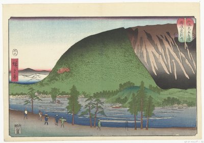Monte degli Elefanti nella provincia di Sanuki da Hiroshige (I) , Utagawa