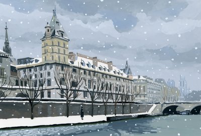 La Senna in inverno da Hiroyuki Izutsu