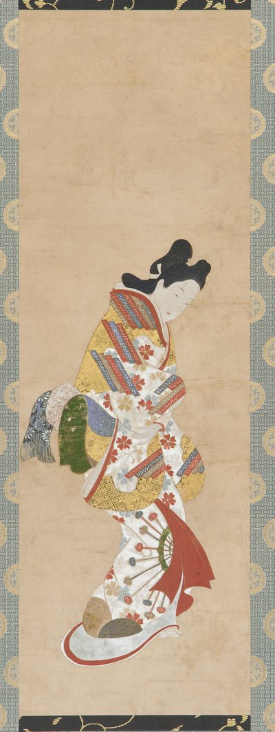 Figura in piedi di una donna da Hishikawa Morofusa