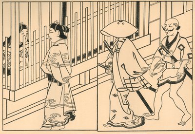 Cortigiane, 1661 da Hishikawa Moronobu