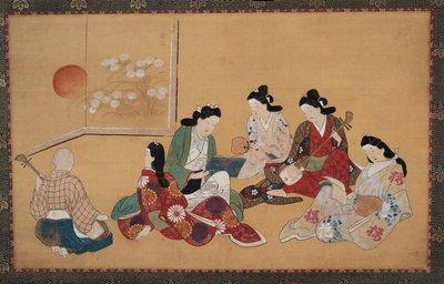 Riunione musicale da Hishikawa Moronobu