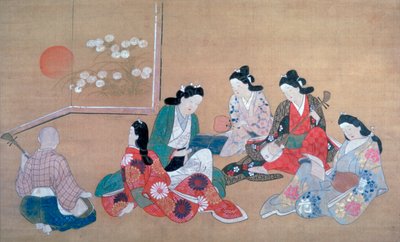 Festa musicale, c1690 da Hishikawa Moronobu