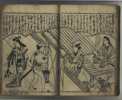 Piacere con le bellezze del Giappone (Wakoku bijin asobi) da Hishikawa Moronobu
