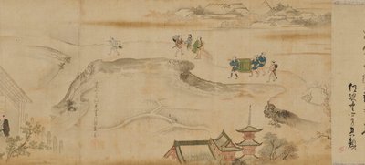 Scene dai teatri e dai quartieri di piacere di Yoshiwara da Hishikawa Moronobu