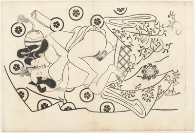 Rappresentazione erotica da Hishikawa Moroshige (attributed to)
