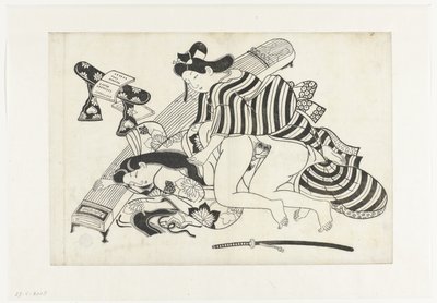 Rappresentazione erotica da Hishikawa Moroshige (attributed to)